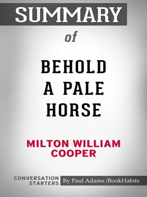 cover image of Summary of Behold a Pale Horse
